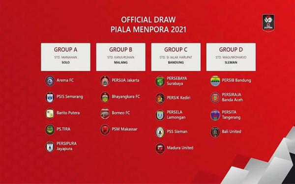 Drawing Piala Menpora 2021