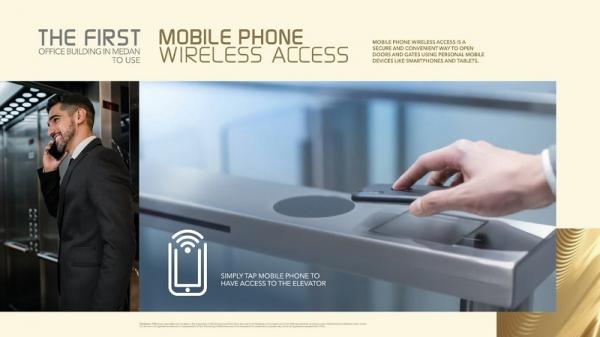 Podomoro 10 Berbagai touchless entrance mode system disiapkan oleh pengelola gedung perkantoran tergantung keperluandari para stakeholders, termasuk salah satunya menggunakan mobile phone.