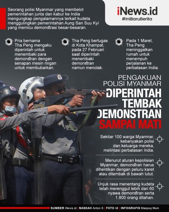 Infografis Polisi Myanmar Infografis Harga Gabah Anjlok, Petani Minta Pemerintah Tak Perlu Impor Beras. (Infografis: Bayu K)