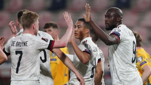 Timnas Belgia Belgia ingin melanjutkan momentum positifnya pada kualifikasi Piala Dunia 2022 saat Republik Ceko di Sinobo Stadium, Praha, Minggu (28/3/2021) dini hari WIB. (Foto: REUTERS)