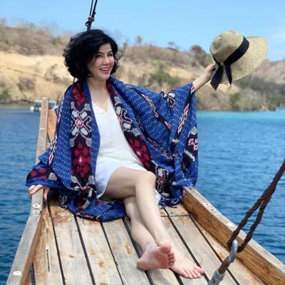 Desiree liburan Desiree saat liburan di Flores. (Foto: IG)