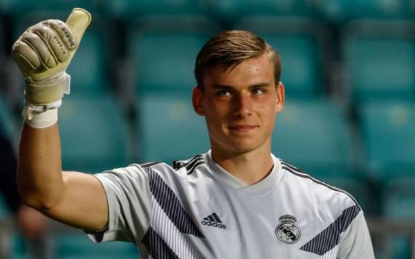 Andriy Lunin Kiper Real Madrid Andriy Lunin. (Foto: Football News Central)