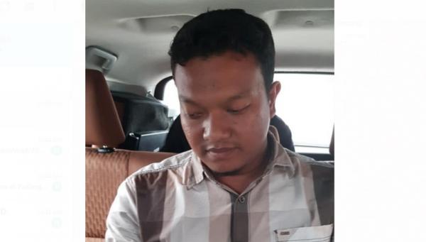 Muchsin Muchsin Kamal alias Imam Muda yang diduga penjual airsoftgun ditangkap polisi, Sabtu (3/4/2021). (Foto: Istimewa).
