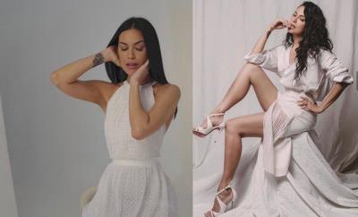 Sophia Latj Sophia sexy in white.