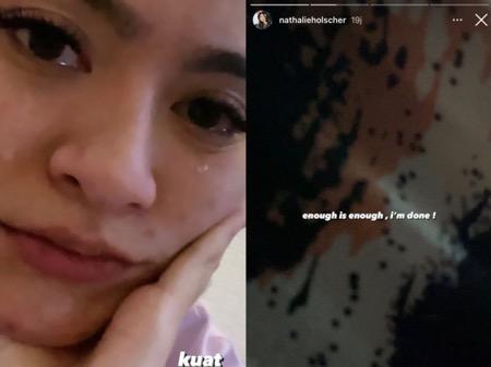 Nat Nathalie memposting di IG Story.