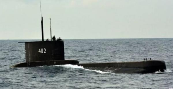 Antara Kri Nanggala 402 Kapal selam KRI Nanggal-402 hilang di perairan utara Bali, Rabu (21/4/2021). (Foto: Antara).