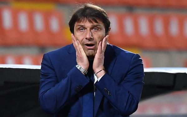 Antonio Conte Pelatih Inter Milan Antonio Conte bongkar penyebab timnya loyo lawan Spezia pada giornata ke-32 Liga Italia, Kamis (22/4/2021) dini hari WIB. (Foto: Reuters)