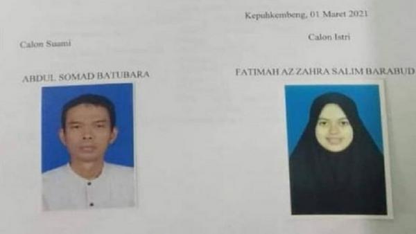Fatimah Az Zahra Salim Barabud, calon istri Ustaz Abdul Somad.(Foto:Istimewa)
