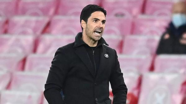 Mikel Arteta Pelatih Arsenal Mike Arteta murka usai timnya dipermalukan Everton 0-1 pada pekan ke-33 Liga Inggris di Emirates Stadium, Sabtu (24/4/2021) dini hari WIB. (Foto: Getty Images)