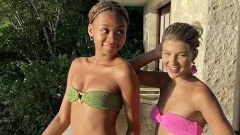 04 Phoebe Gates 1 Phoebe Gates, anak perempuan pasangan Melinda dan Bill Gates paling suka mengenakan bikini. (Foto: Instagram)