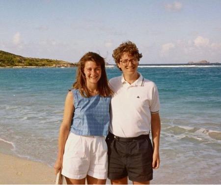 Melinda dan Bill 11 Melinda dan Bill Gates saat pacaran.