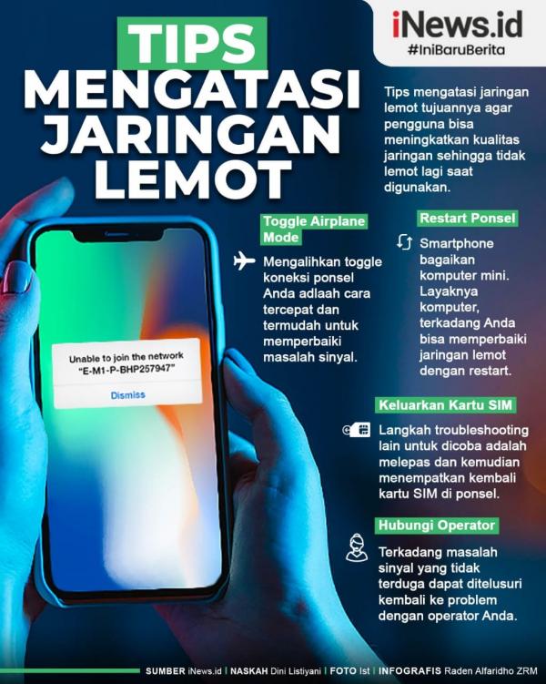 Grafis Tips Cegah Jaringan Lemot 2 Kepala Kejari Kabupaten Gorontalo, Armen Wijaya. (Foto: Antara)