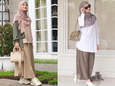 Shireen rok lipit Padu padan rok dan celana lipit