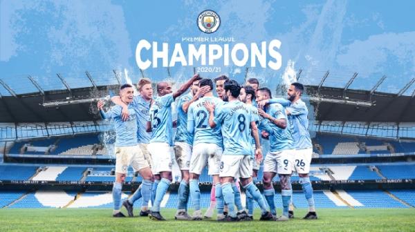 Manchester City dipastikan menjadi juara Liga Inggris 2020/2021. Ini merupakan gelar Liga Inggris ketujuh sepanjang sejarah klub. (foto: Situs Man City)
