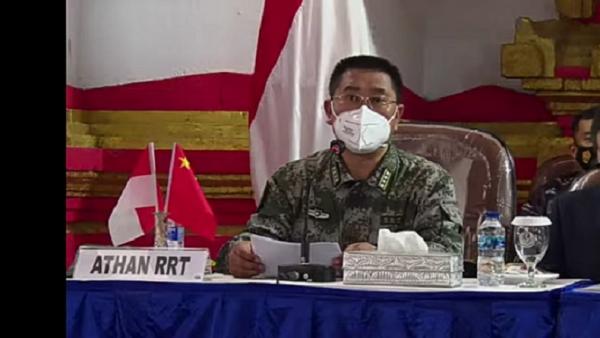 Atase Pertahanan Kedutaan Besar China untuk Indonesia Kolonel Senior Chen Yongjing (Foto: Riezky Maulana)