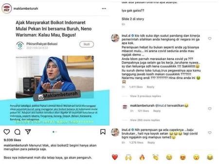 Inul komentari Neno Warisman.