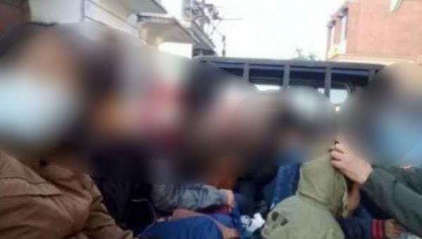Kondisi para korban kecelakaan mobil pikap yang membawa ibu-ibu arisan di Malang, Rabu (26/5/2021). (Foto: MPI/Avirista Midaada)