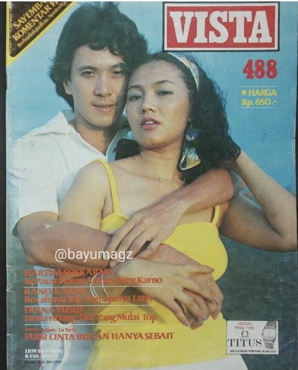 08 Eva Arnaz Atlet Gaya seksi Eva Arnaz, artis seksi era 1980-an yang membuat hati lelaki bergetar. (Foto: Instagram)