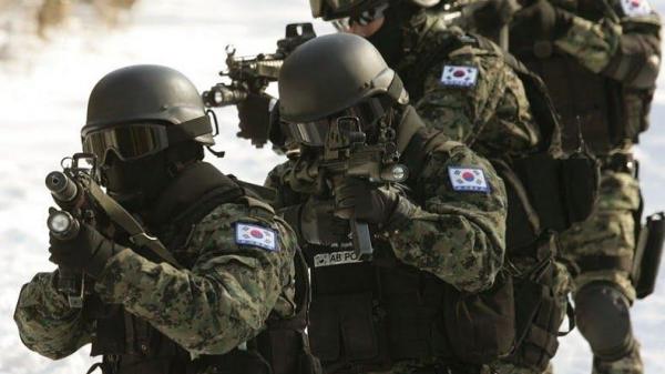 Pasukan Khusus Korsel Anggota pasukan khusus Korea Selatan 707th Special Mission Group. (Foto: Special-ops).