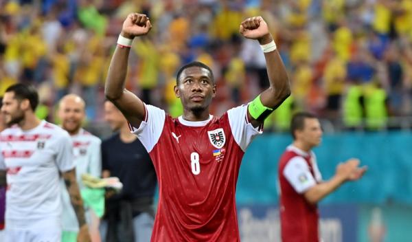 David Alaba Kapten Timnas Austria David Alaba tak ciut nyali meski jumpa Italia pada babak 16 Besar Euro 2020. (Foto: Reuters)