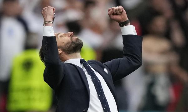 Gareth Southgate Pelatih Timnas Inggris Gareth Southgate membongkar kunci sukses pasukannya mengalahkan Jerman setelah 55 tahun. (Foto: Reuters)
