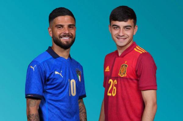 Italia jumpa Spanyol pada semifinal Euro 2020 di Wembley, Rabu (7/7/2021) pukul 02.00 WIB. Ini 5 fakta menarik jelang duel. (Foto: UEFA)