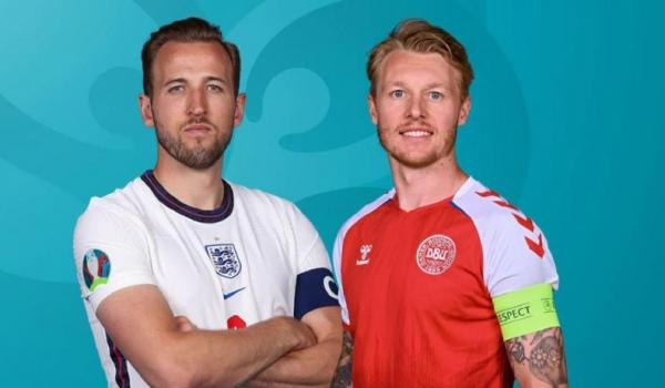 Inggris vs Denmark Inggris dalam semangat tinggi menatap semifinal Euro 2020 melawan Denmark. Namun, Three Lions tetap harus waspada dengan ledakan Tim Dinamit. (foto: UEFA)