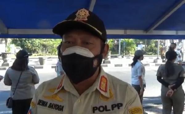 Satpol PP Denpasar Kepala Satpol PP Denpasar, I Dewa Anom Sayoga. (Foto: iNews.id/Indira Arri)