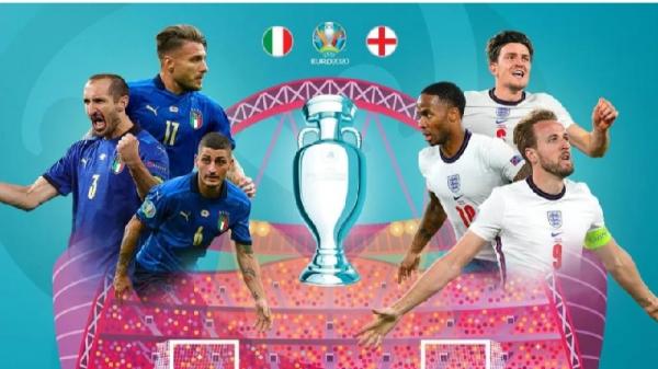 Italia Vs Inggris Duel Ideal tersaji di final Euro 2020. Italia akan berhadapan dengan Inggris di laga final Euro 2020. (foto: UEFA)