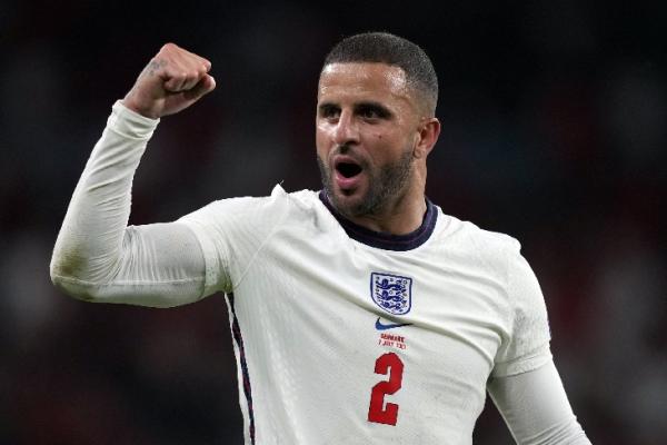 Walker Inggris Bek Timnas Inggris Kyle Walker (foto: REUTERS/Frank Augstein).