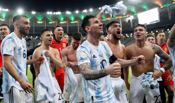 5 fakta menarik Argentina juara Copa America 2021.(Foto: Reuters)