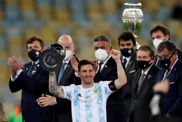 Lionel Messi 5 fakta menarik Argentina juara Copa America 2021. (Foto: Reuters)