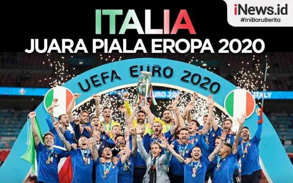 Infografis Italia Juara Piala Eropa 2020