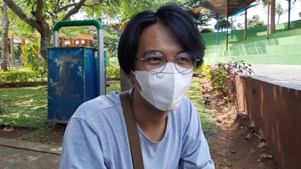 PELANGGAR PPKM TASIK Asep Lutfi Suparman, pemilik kedai kopi Look Up. (Foto: iNews/Asep Juhariyono)
