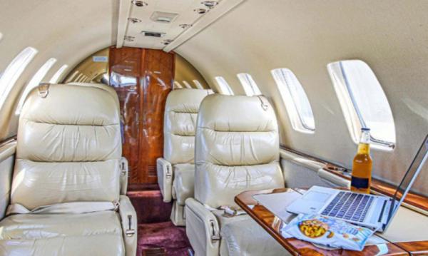 Sergio Ramos 1 Potret kemewahan jet Rp34 miliar Sergio Ramos. (Foto: The Sun)