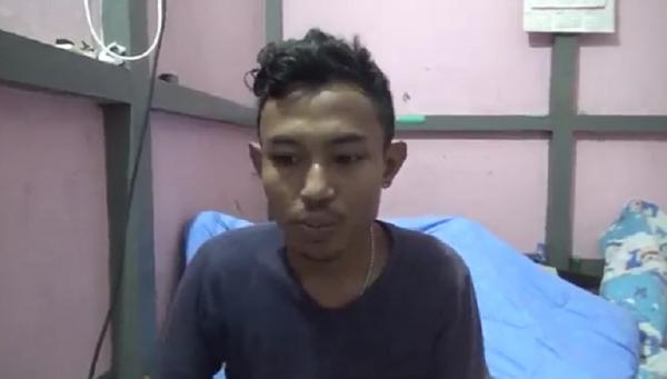 ABK Selamat Kalbar 2 Maulana, ABK KM Anita Jaya 11 yang selamat setelah 10 jam terombang-ambing di lautan. (Foto: iNews/Barlian Pasore)