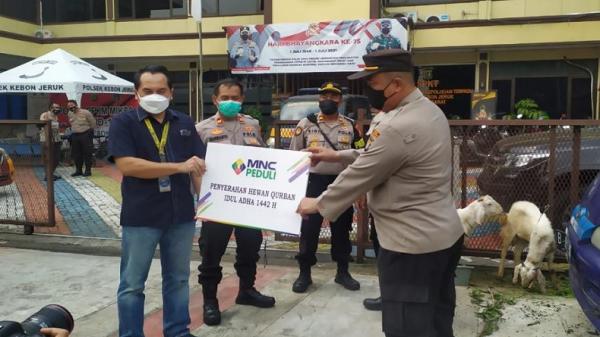 MNC Peduli menggandeng TNI dan Polri di Jakarta untuk menyalurkan hewan kurban pada Idul Adha, Selasa (20/1/2021) besok. (Foto: MNC Media).