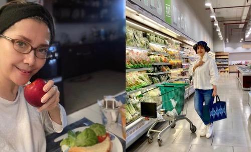 Widyawati hidup dengan pola makan sehat.