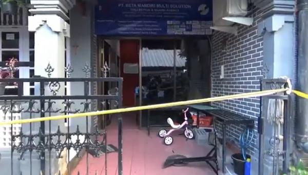 Kantor debt collector PT BMMS di Jalan Gunung Patuha, Denpasar, Bali. (Foto: iNews/Aris Wiyanto)