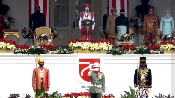 Imam Gogor Asops Paspampres Kolonel Inf M Imam Gogor menjadi komandan upacara Peringatan Detik-Detik Proklamasi Kemerdekaan RI di Istana Merdeka, Jakarta, 17 Agustus 2020. (Foto: SMA Tarnus).