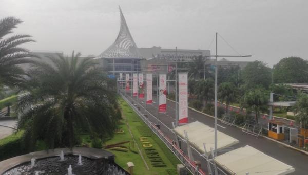 Margo City Suasana Margo City pasca suara ledakan. (Foto MNC Portal/M Refi Sandi).