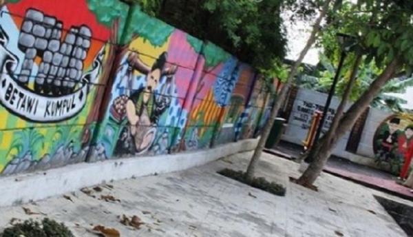 Mural di Taman Betawi Ngumpul (Foto: IG Anies Baswedan)