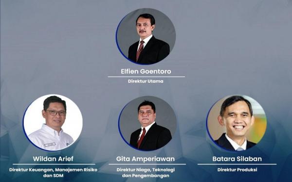 DIREKTUR PTDI Tiga direktur PTDI yang baru. (Foto: Istimewa/PTDI)