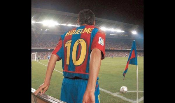 Roman Riquelme Juan Roman Riquelme memakai nomor 10 Barcelona (foto: Instagram)