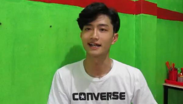 Mirip artis korea-1 Muhammad Dafa Abila viral karena memiliki wajah mirip artis Korea. (Foto: Mochamad Dicky Wismara)