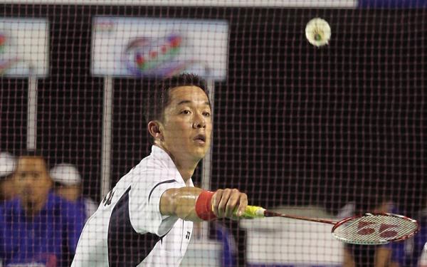 Taufik Hidayat dalam Axiata Cup 2012 Taufik Hidayat ketika mengikuti Axiata Cup 2012. (Foto: Wikimedia Commons/TSportasia)