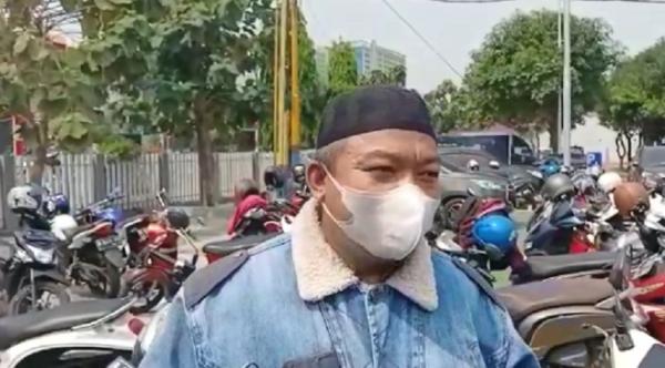 Nursin Nursin ayah korban kebakaran di lapas, Riskil mengaku sempat video call (Foto: Hasan Kurniawan)