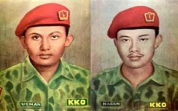 Serda KKO Usman dan Kopral KKO Harun. (Foto: Ist)