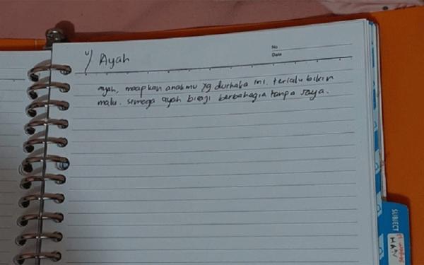 Surat Wasiat Mahasiswa yang Tewas Gantung Diri di Makassar
