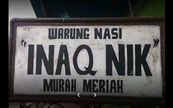 Warung Nasi Inak Nik Tempat Makan di Gunungsari NTB, Warung Nasi Inak Nik